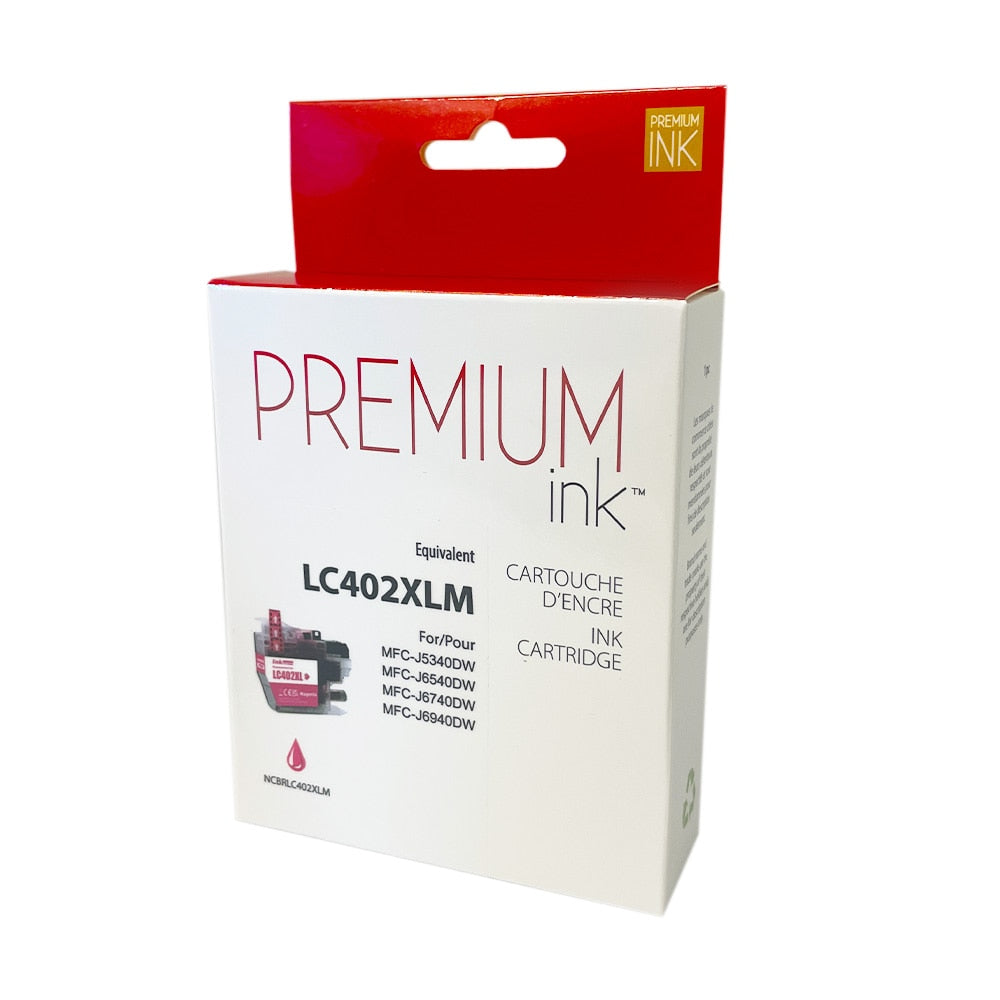 Brother LC402XLMS Magenta New Compatible Ink Cartridge-Premium Ink