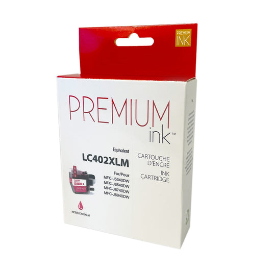 Brother LC402XLMS Magenta New Compatible Ink Cartridge-Premium Ink