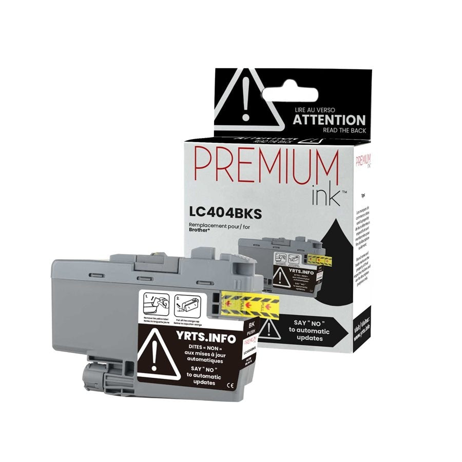 Brother LC404BKS Pigment Black New Compatible Ink Cartridge-Premium Ink