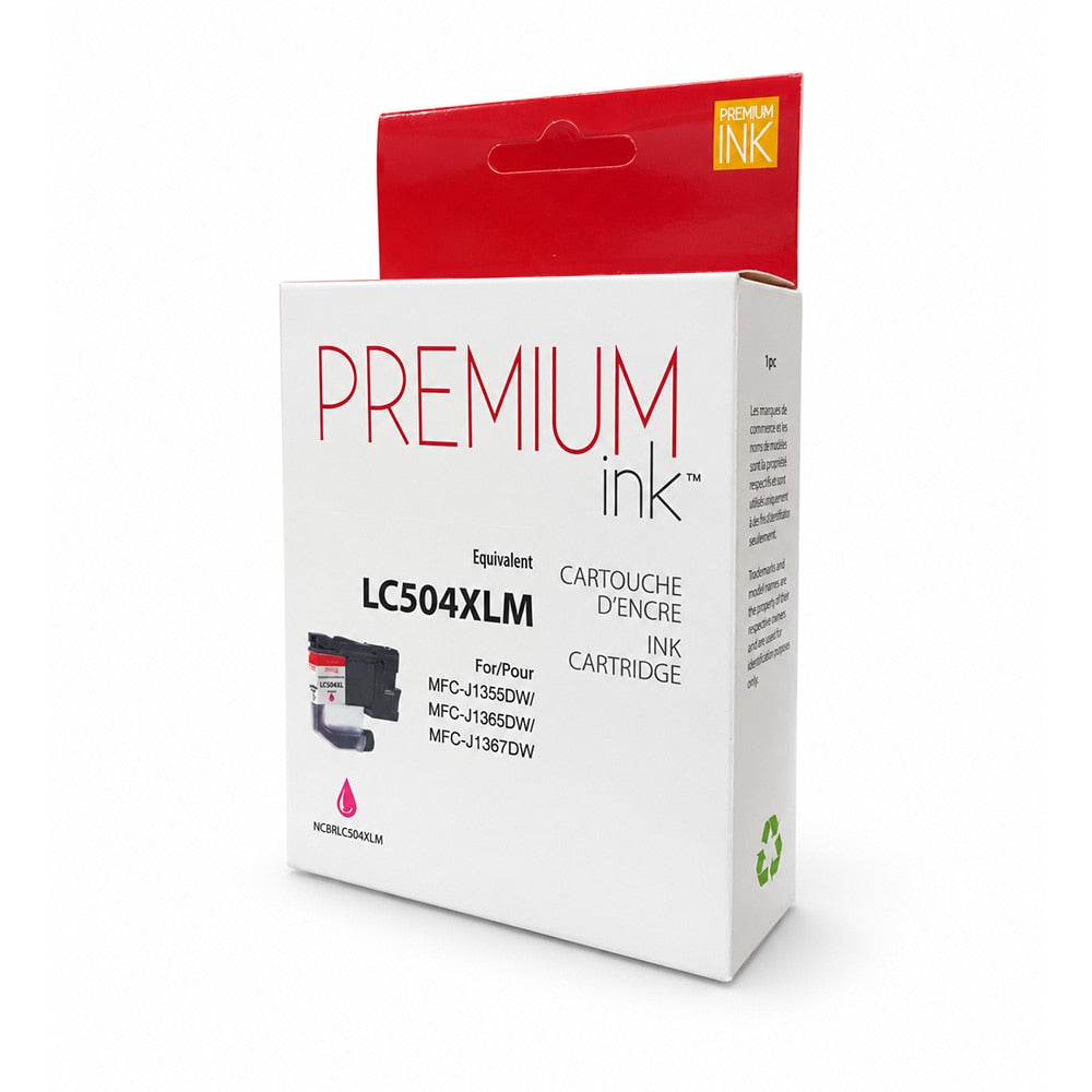 Brother LC504XLM New Compatible Ink Cartridge Magenta