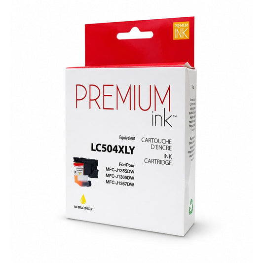 Brother LC504XLY New Compatible Ink Cartridge Yellow