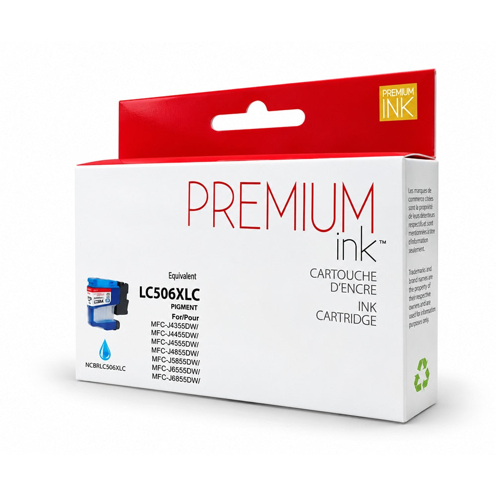 Brother LC506XLC New Compatible Ink Cartridge Cyan