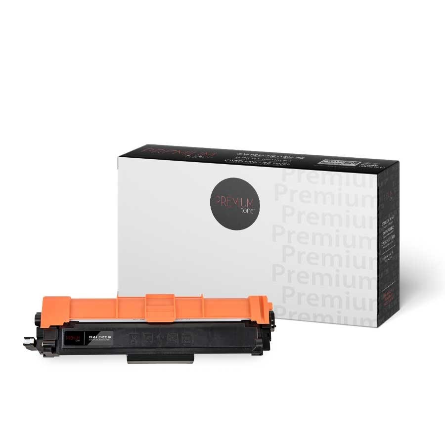 Brother TN223 New Compatible Toner Cartridge Black 1.4K-Premium Tone
