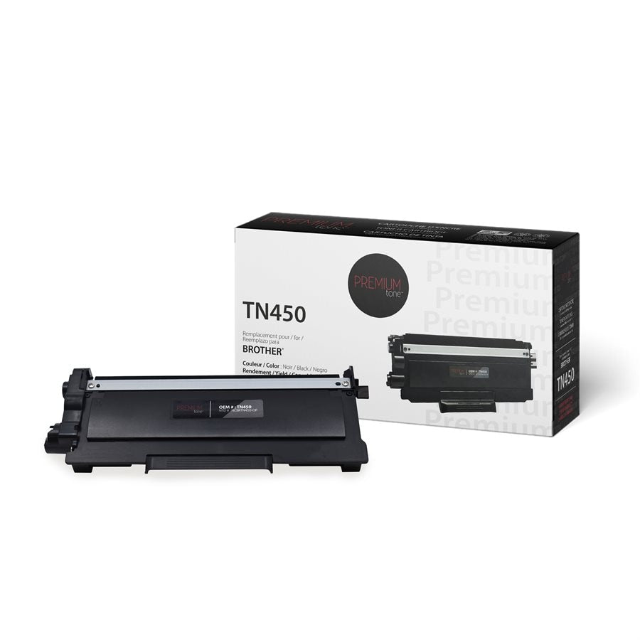 Brother TN450 New Compatible Toner Cartridge OP 2.6K-Premium Tone