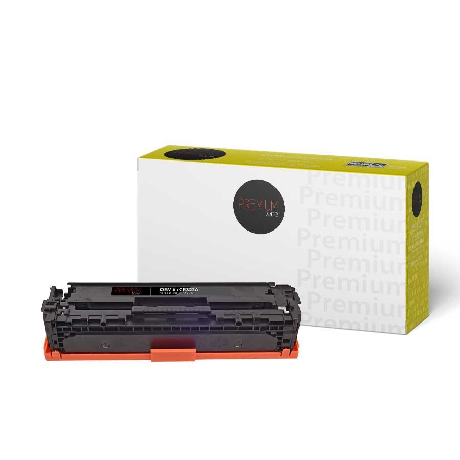 HP CE322A CM1415/CP1525 New Compatible Toner Cartridge Yellow 1.3K-Premium Tone