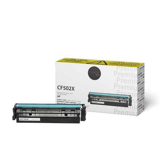 HP CF502X 202X New Compatible Toner Cartridge Yellow 2.5K-Premium Tone