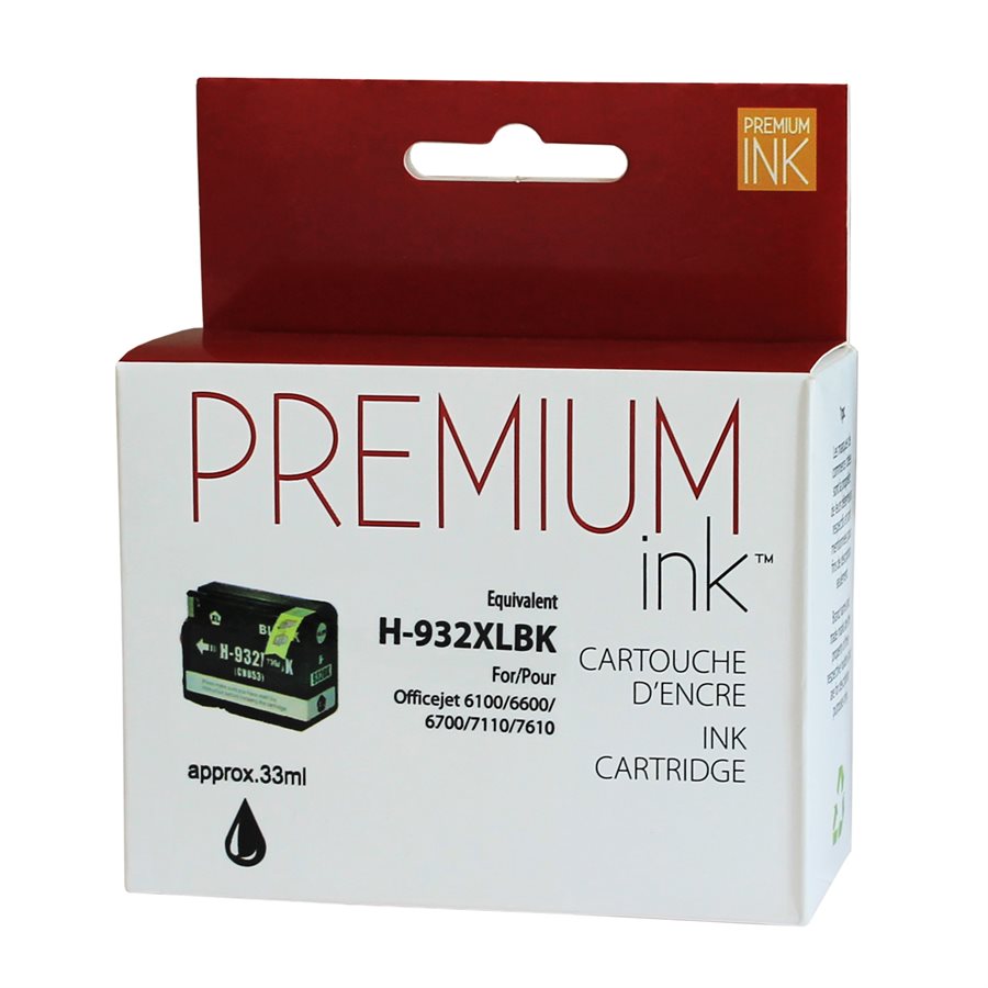 HP 932XL Black New Compatible Ink Cartridge-Premium Ink