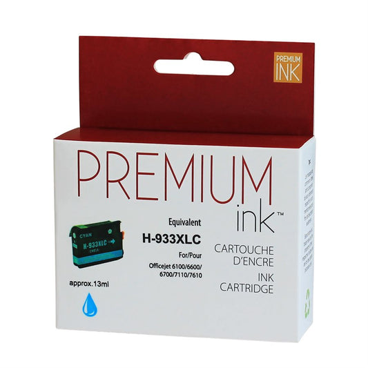 HP 933XL Cyan New Compatible Ink Cartridge-Premium Ink