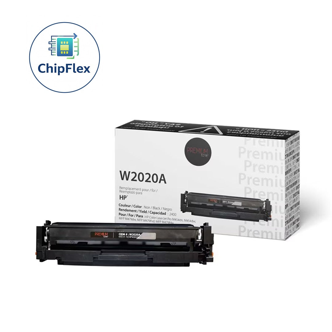 HP W2020A 414A New Compatible Toner Cartridge YRTS Black 2.4K-Premium Tone