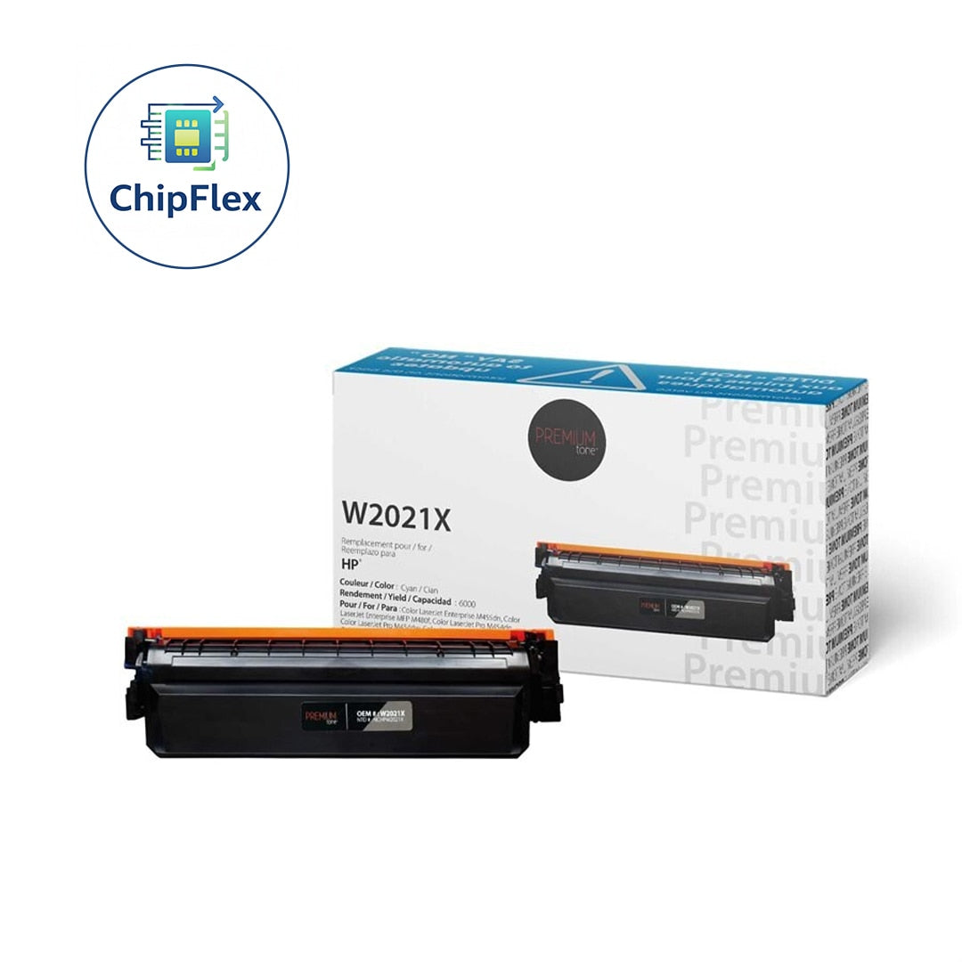 HP W2021X 414X New Compatible Toner Cartridge YRTS Cyan 6K-Premium Tone