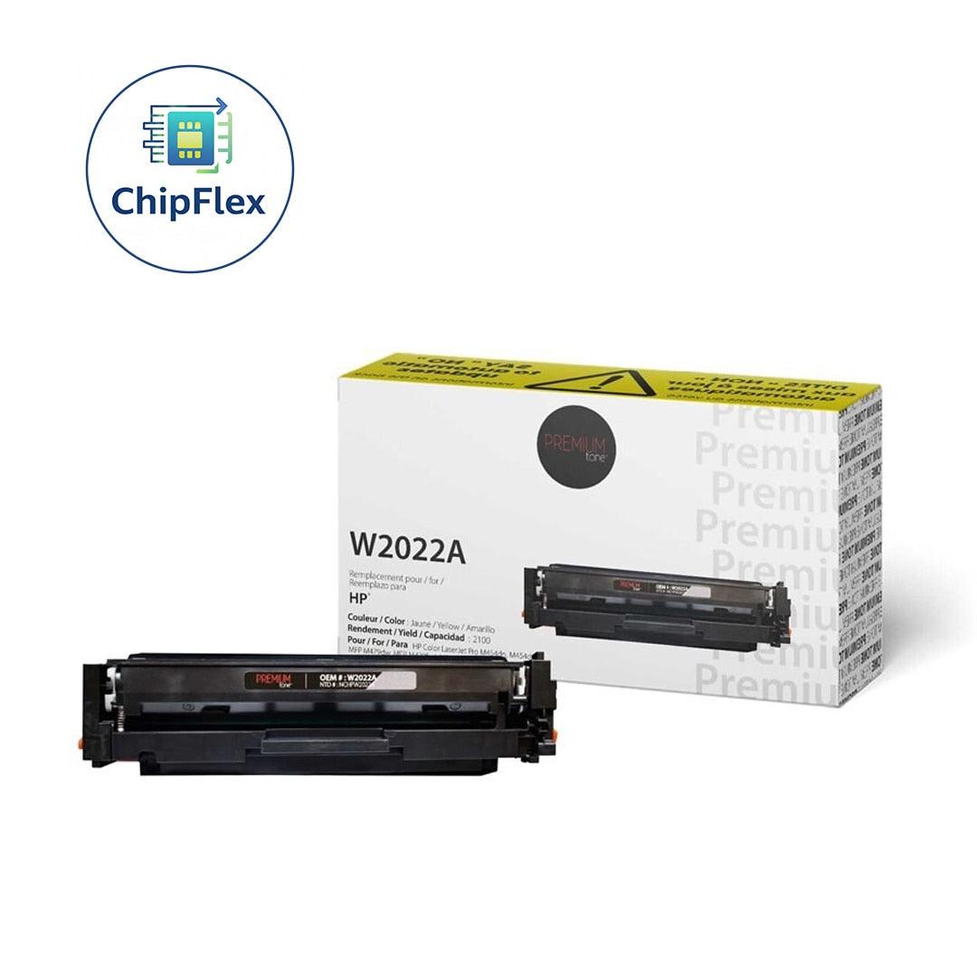 HP W2022A 414A New Compatible Toner Cartridge YRTS Yellow 2.1K-Premium Tone