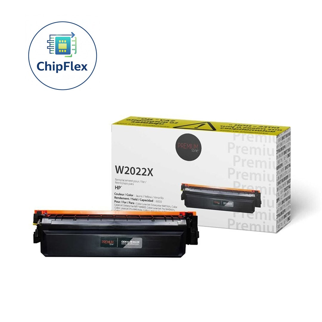 HP W2022X 414X New Compatible Toner Cartridge YRTS Yellow 6K-Premium Tone