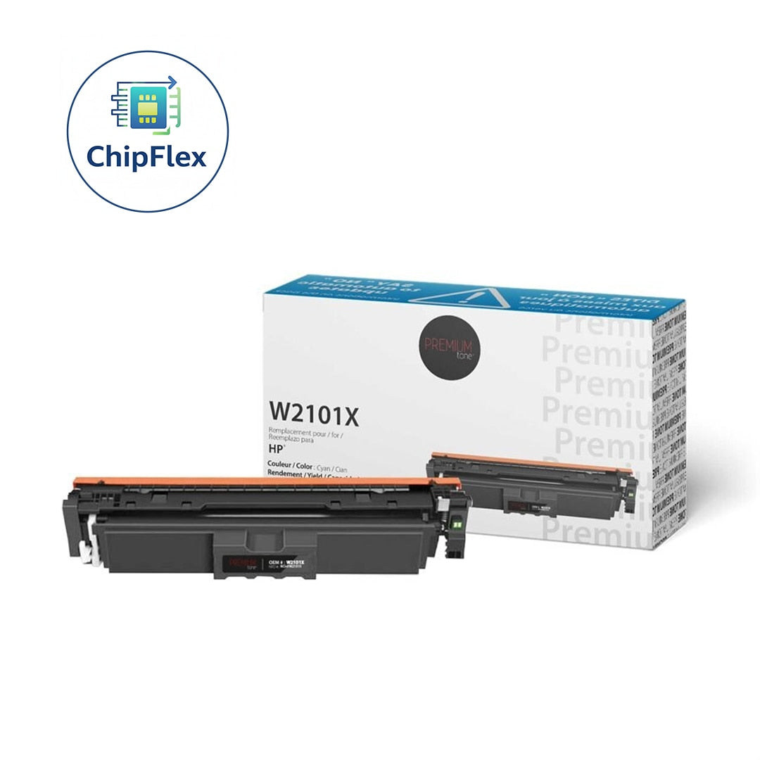 HP W2101X New Compatible Toner Cartridge YRTS Cyan 5.5K-Premium Tone
