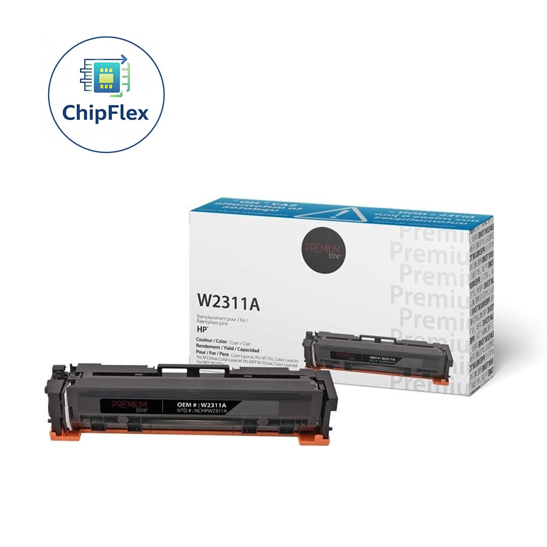 HP W2311A 215A New Compatible Toner Cartridge Cyan YRTS 850 pages-Premium Tone