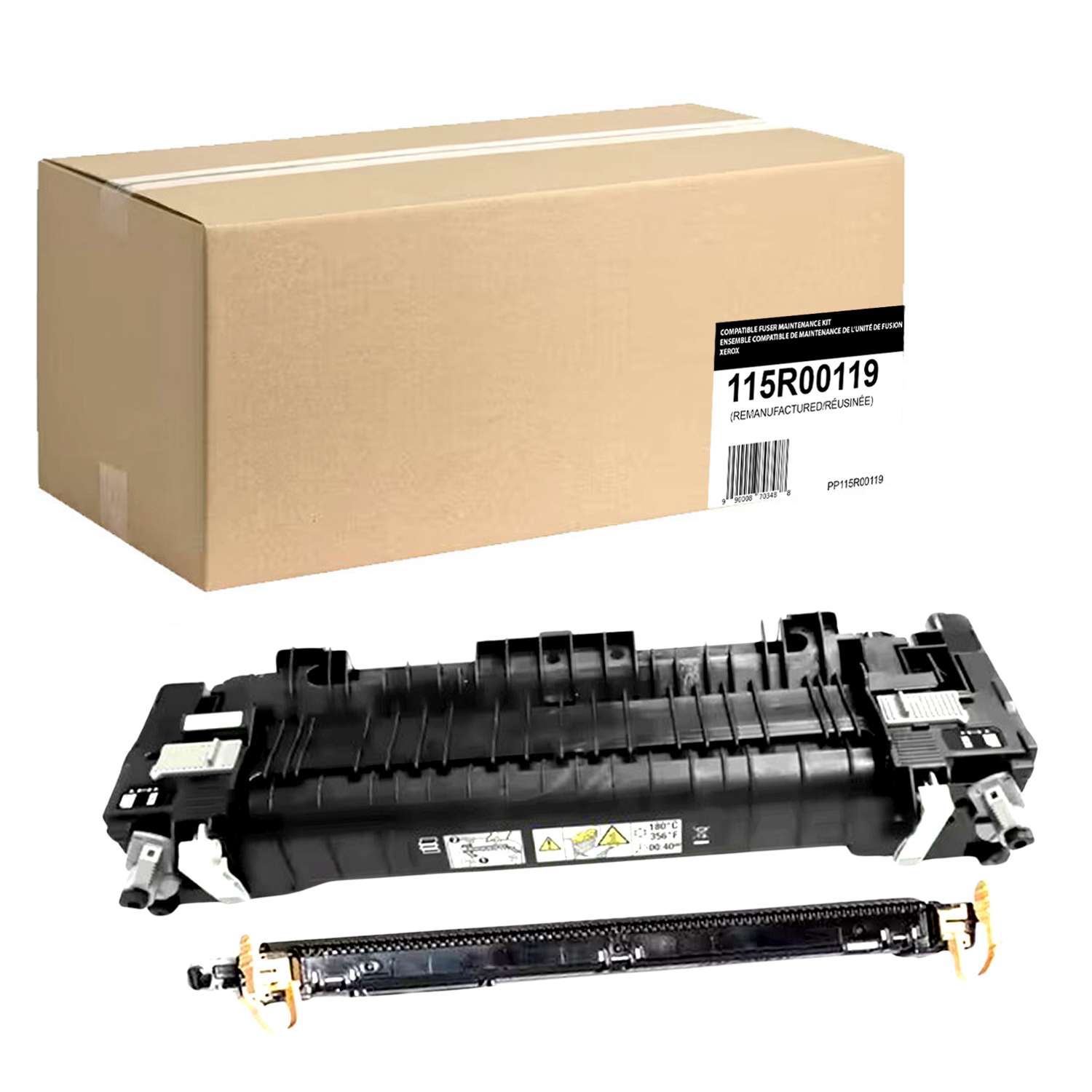 Xerox 115R00119 Compatible Refurbished Fuser Maintenance Kit w/ New Parts - 110 Volt - Fuzion