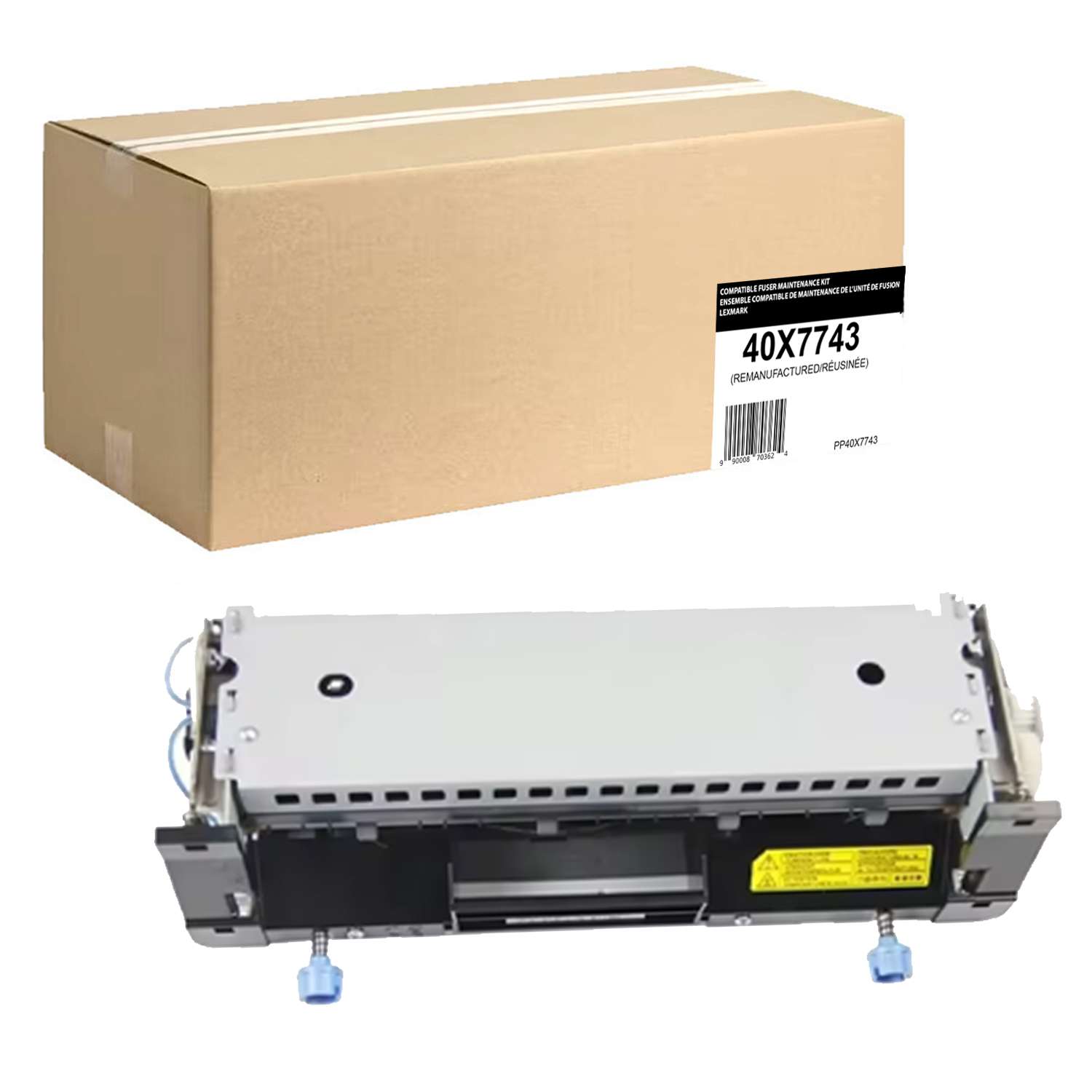 Lexmark 40X7743 Compatible Refurbished Fuser - 110/120 Volt - Fuzion
