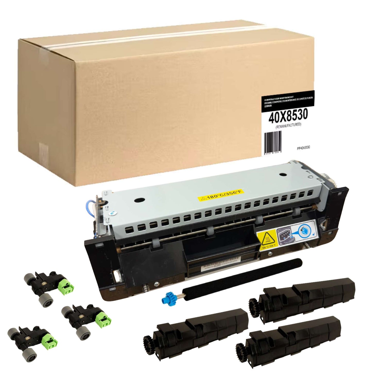 Lexmark 40X8530 Compatible Refurbished Fuser Maintenance Kit w/ New Parts - 110/120 Volt - Fuzion