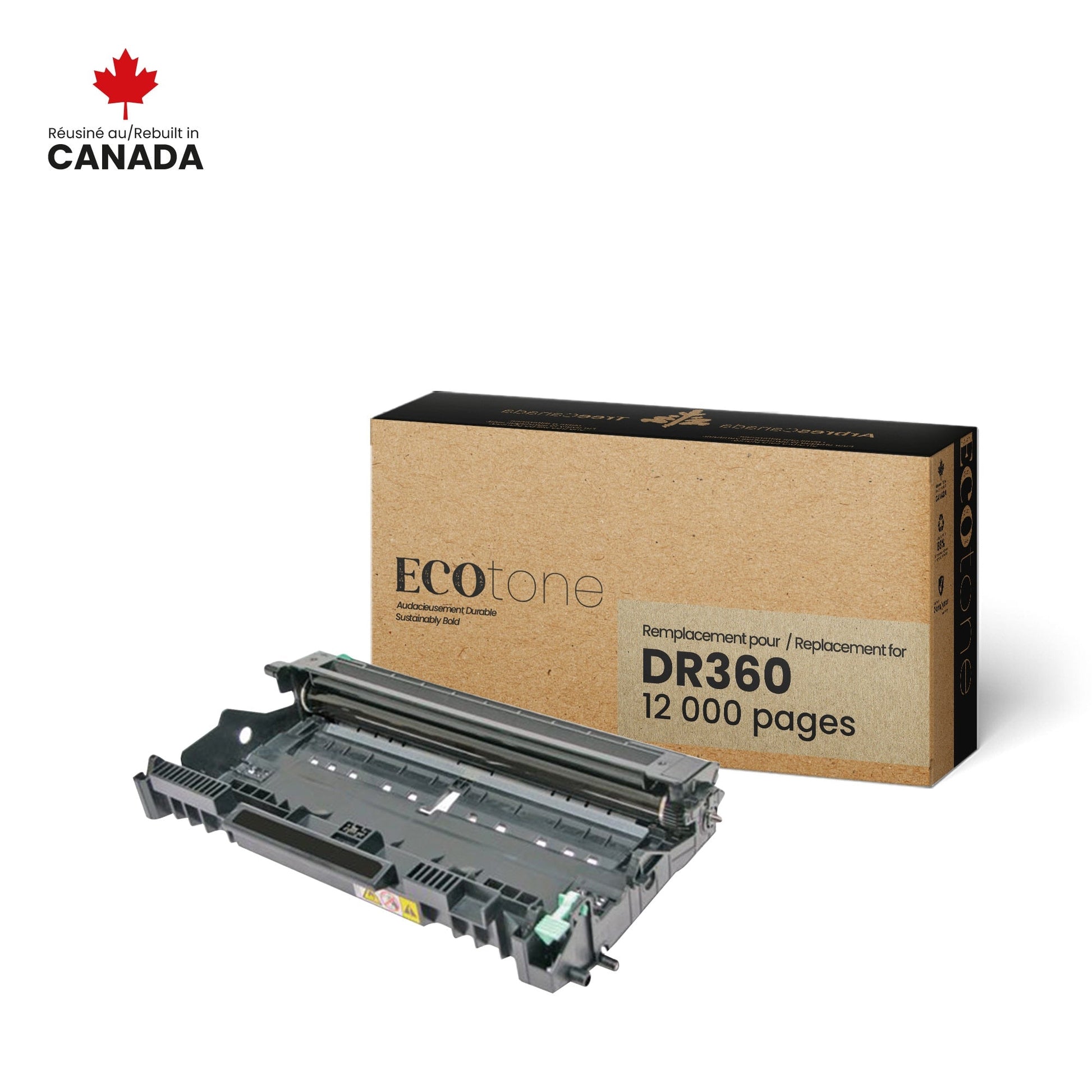 Brother DR360 Drum Unit Remanufactured 12K-Ecotone