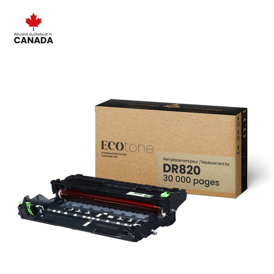 Brother DR820 Drum Unit Remanufactured 30K-Ecotone