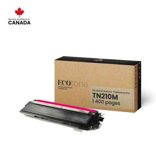 Brother TN210M Toner Cartridge Remanufactured Magenta 1.4K-Ecotone
