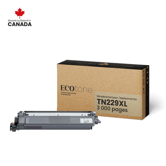 Brother TN229XL Toner Cartridge Remanufactured Black 3K-Ecotone