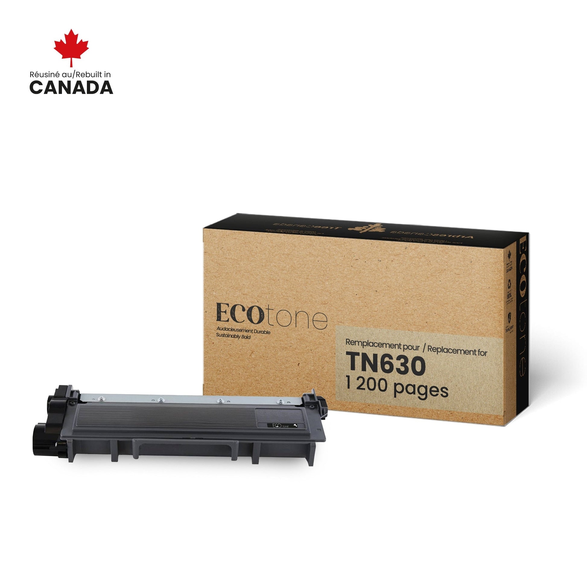 Brother TN630 Toner Cartridge Remanufactured 1.2K-Ecotone
