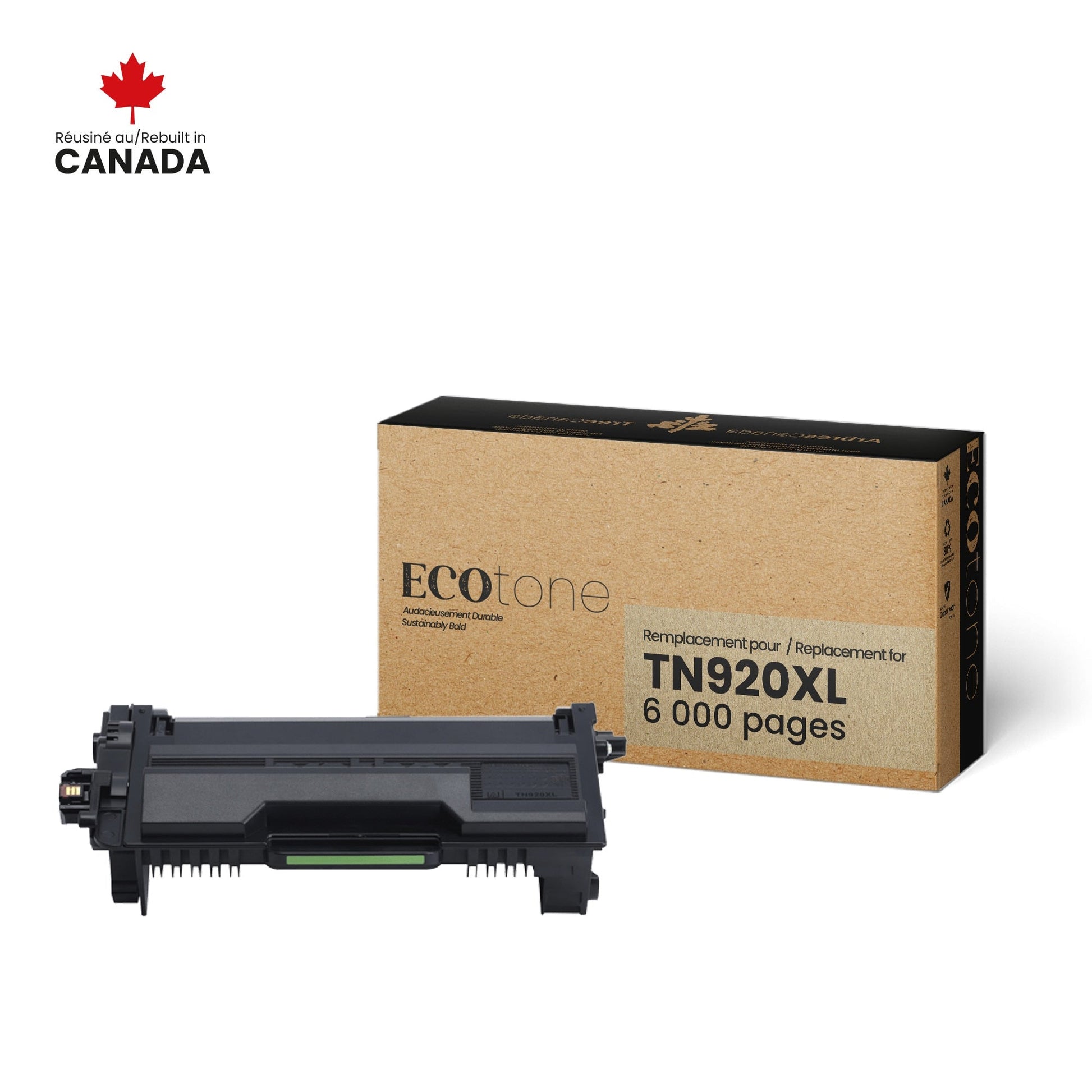 Brother TN920XL Toner Cartridge Remanufactured 6K-Ecotone