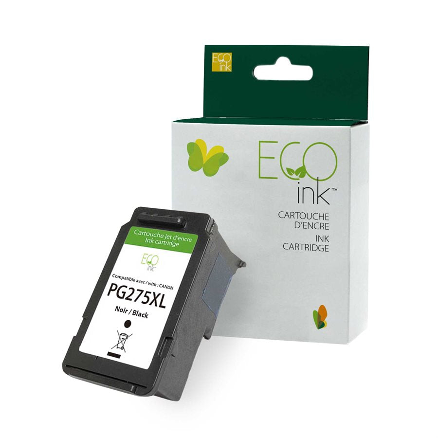 Canon PG-275XL Remanufactured Ink Cartridge Black-EcoInk