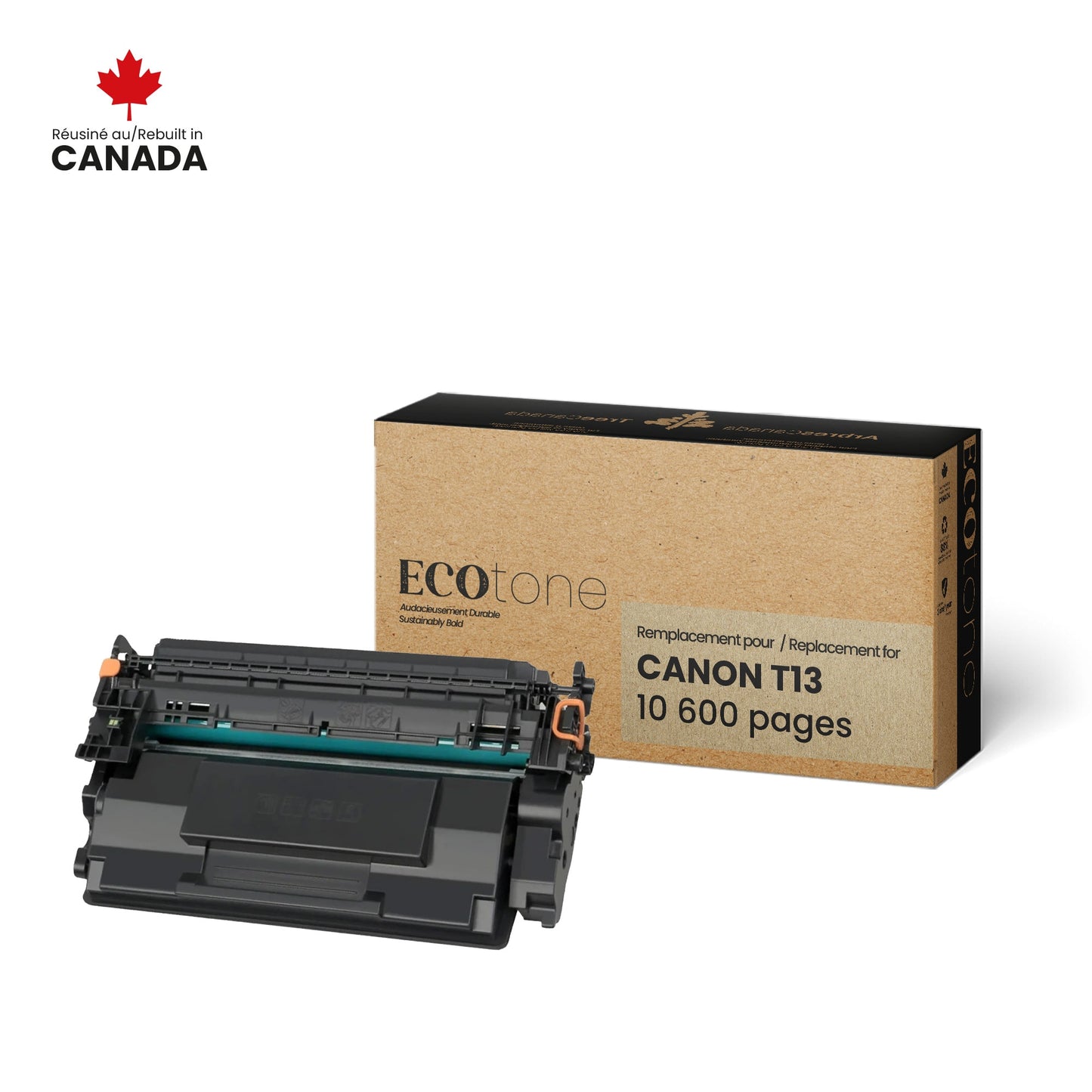 Canon T13 (5640C005AA) Reman Ecotone Black 10.6K - by Ecotone