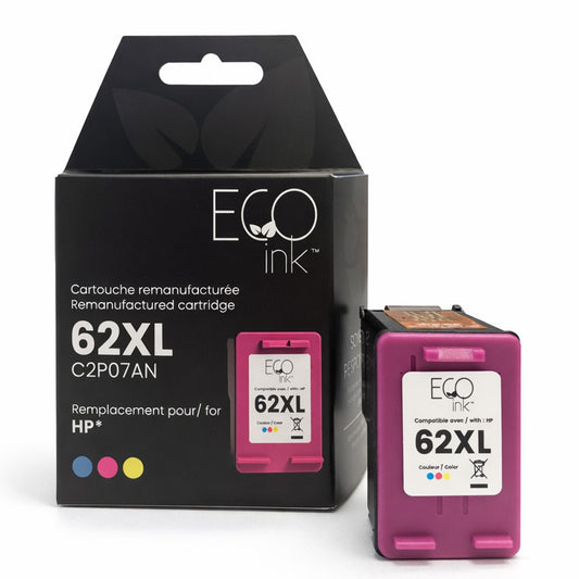 HP 62XL C2P07AN Remanufactured Ink Cartridge Color