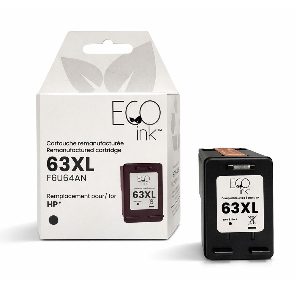 HP 63XL F6U64AN Remanufactured Ink Cartridge Black