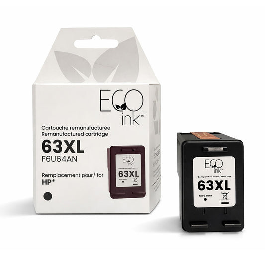 HP 63XL F6U64AN Remanufactured Ink Cartridge Black