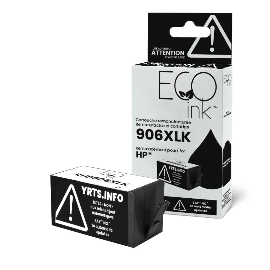 HP 906XL T6M18AN Remanufactured Ink Cartridge Black YRTS-EcoInk