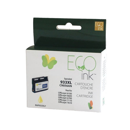 HP 933XL CN056AE Yellow Remanufactured Ink Cartridge-EcoInk