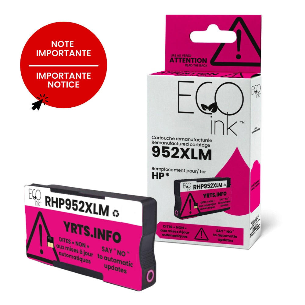 HP 952XL L0S64AN Remanufactured Ink Cartridge Magenta YRTS 1.6K-EcoInk
