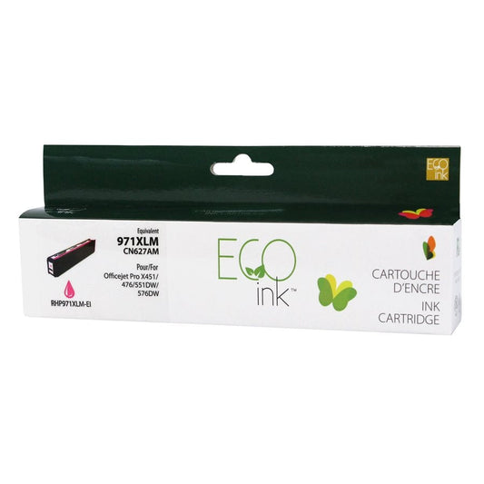 HP 971XL CN627AE Magenta Remanufactured Ink Cartridge-EcoInk