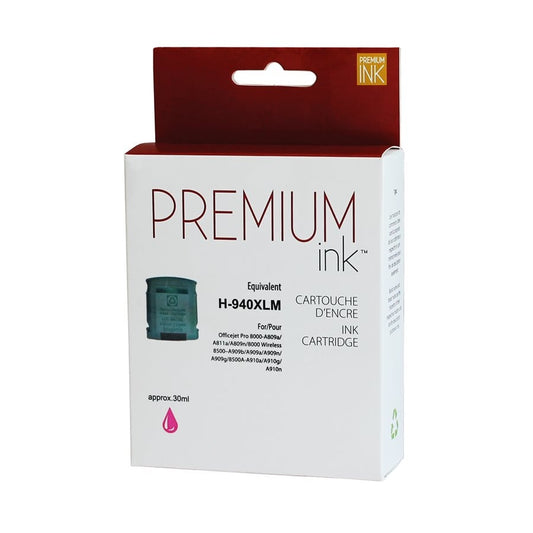 HP 940XL C4908A Remanufactured Ink Cartridge Magenta-Premium Ink