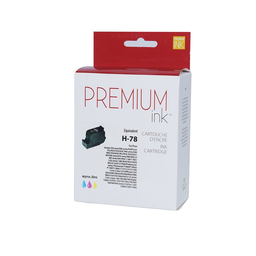 HP 78 C6578D Remanufactured Ink Cartridge Colour-Premium Ink