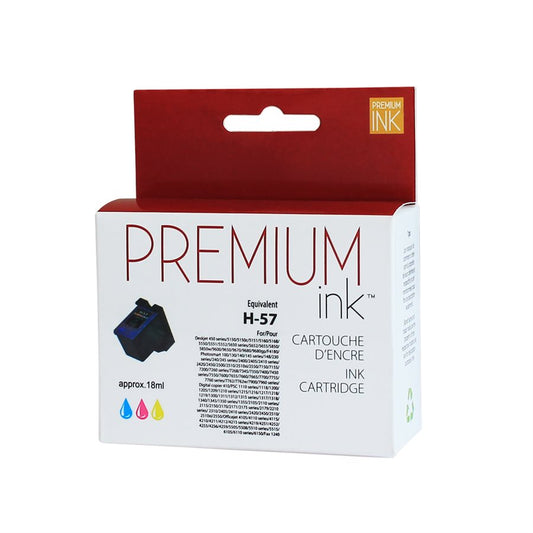 HP 57 C6657A Remanufactured Ink Cartridge Colour-Premium Ink