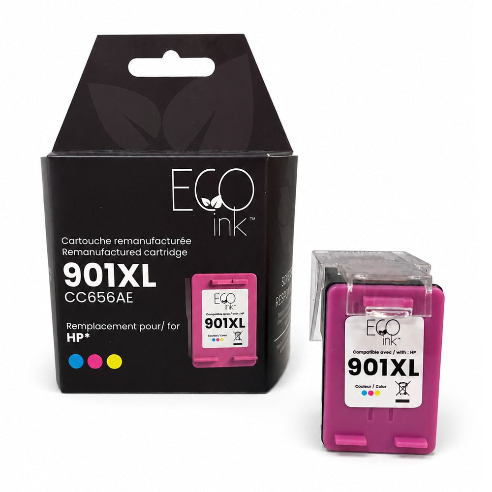 HP 901XL CC656A Remanufactured Ink Cartridge Color