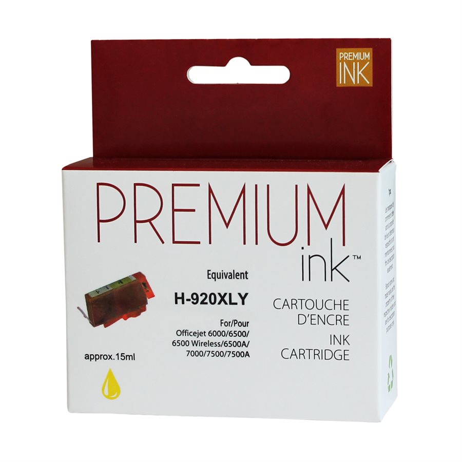 HP 920XL CD974A New Compatible Ink Cartridge Yellow-Premium Ink