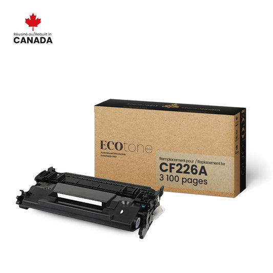 HP CF226A Toner Cartridge Remanufactured 3.1K-Ecotone