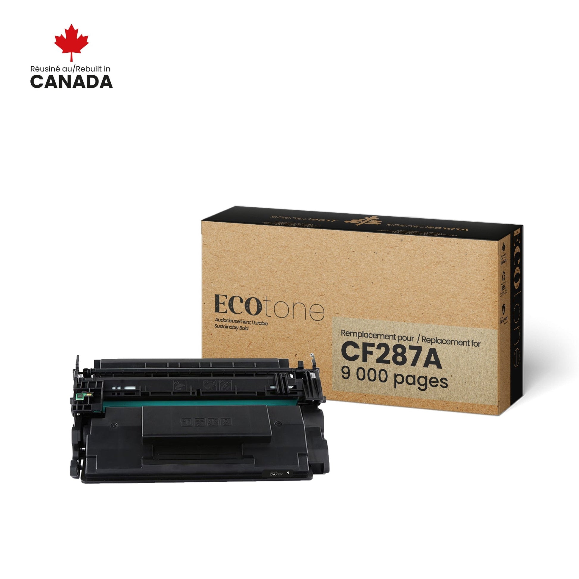 HP CF287A Toner Cartridge Remanufactured 9K-Ecotone