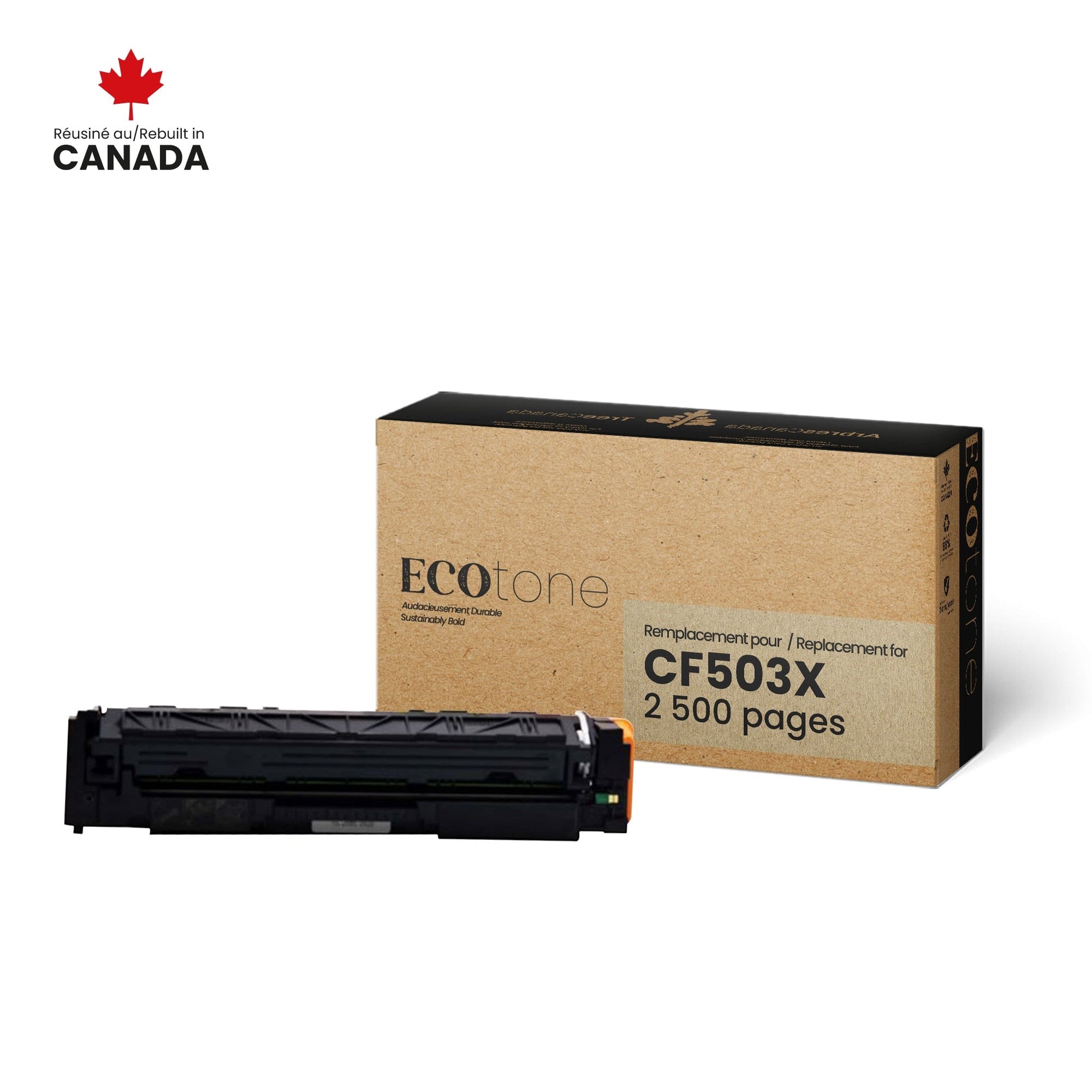 HP CF503X Toner Cartridge Remanufactured Magenta 2.5K-Ecotone