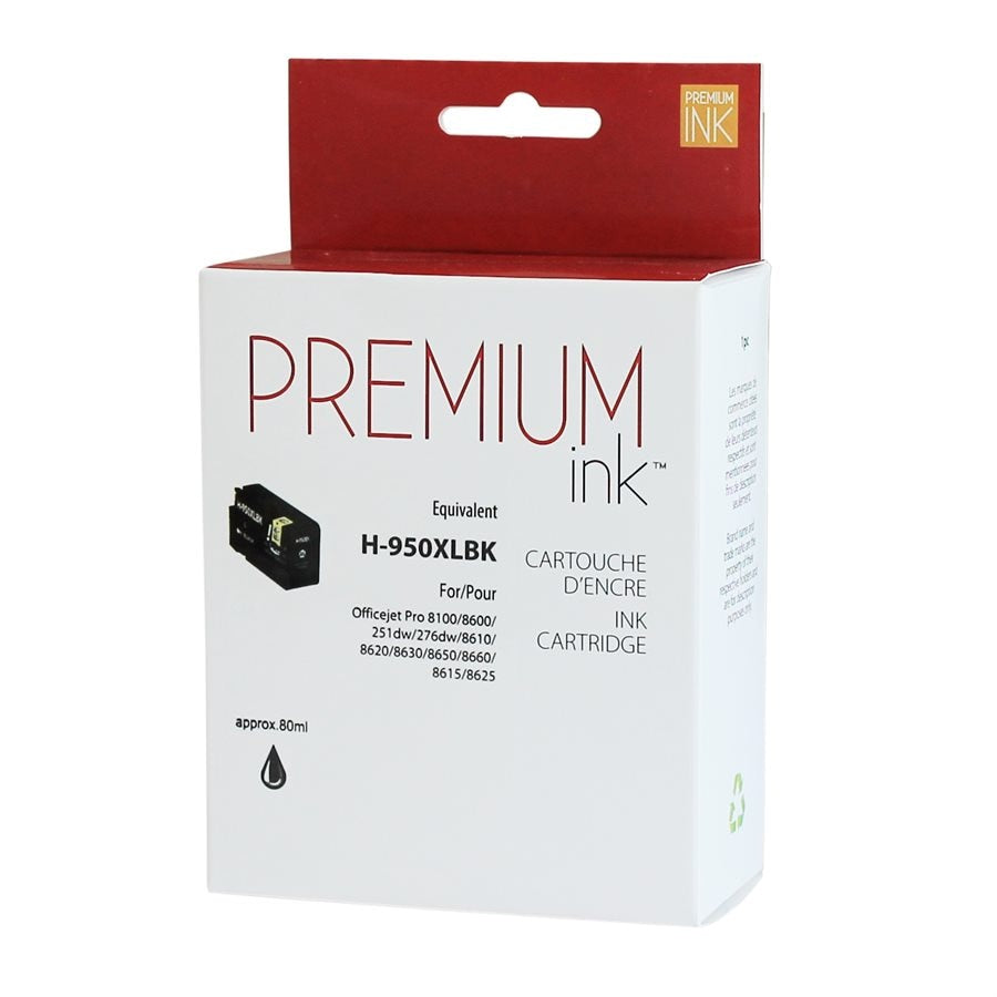HP 950XL CN045AN New Compatible Ink Cartridge Black-Premium Ink