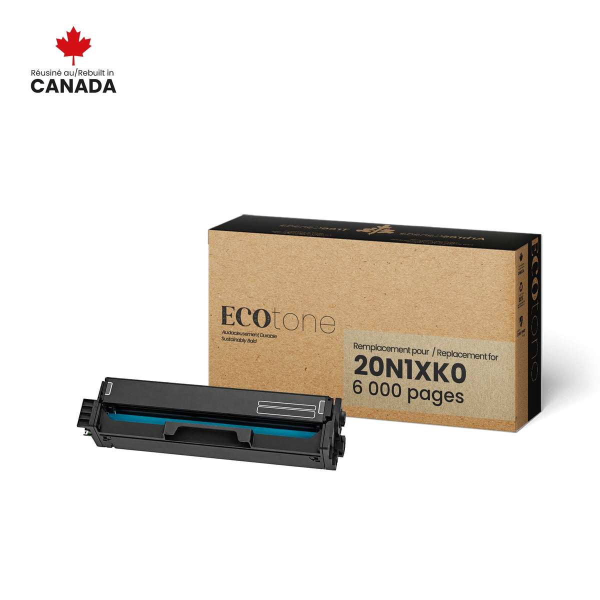 Lexmark 20N1XK0 Remanufactured Toner Cartridge Black