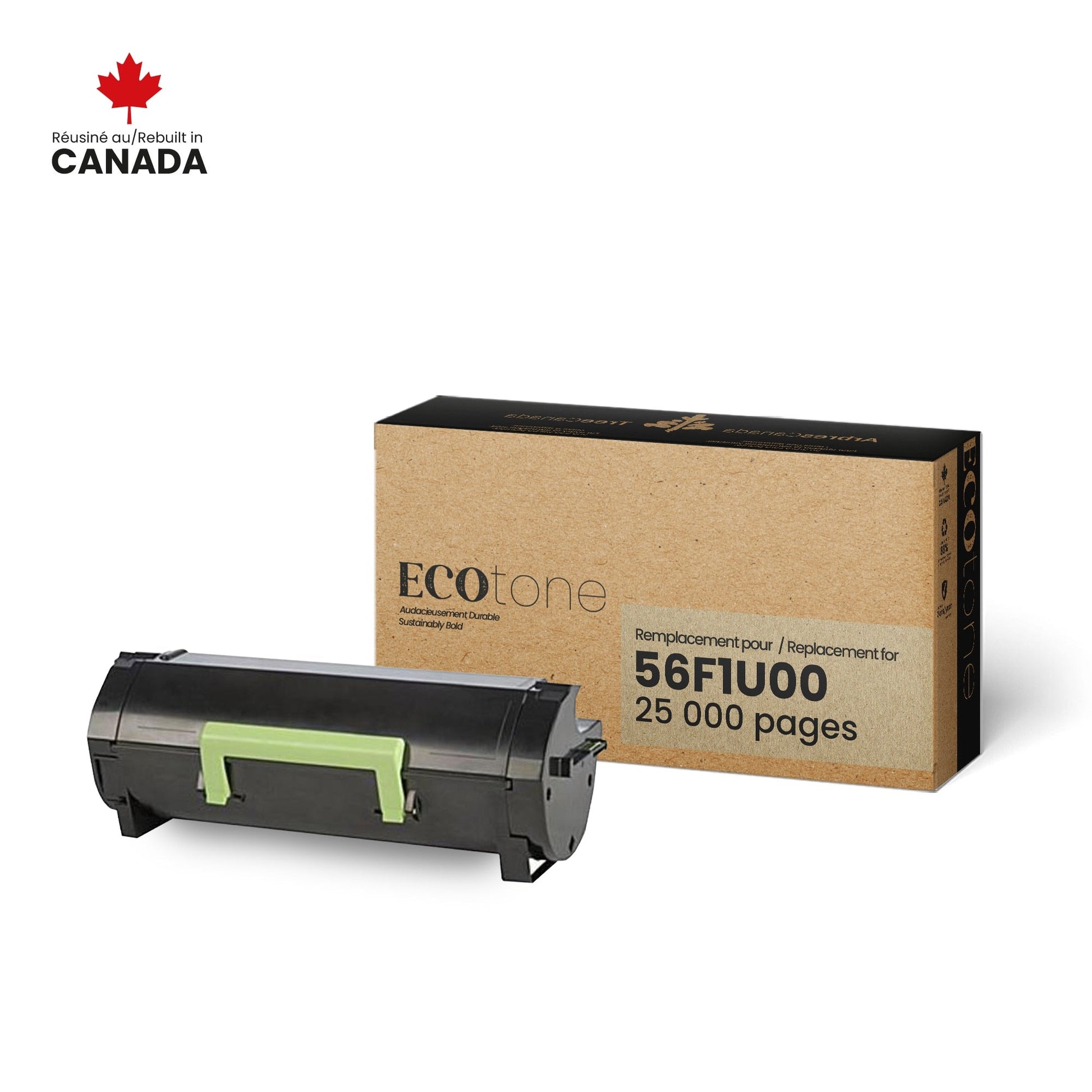 Lexmark 56F1U00 Toner Cartridge Remanufactured 25K-Ecotone