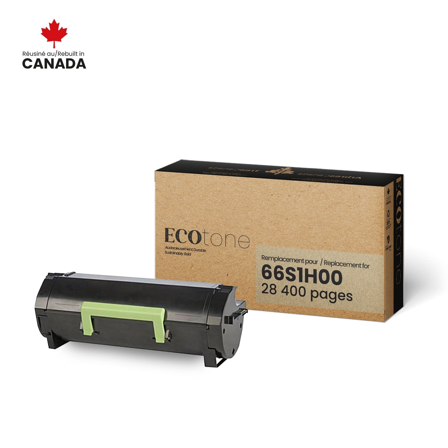 Lexmark 66S1H00 Toner Cartridge Remanufactured 28.4K-Ecotone
