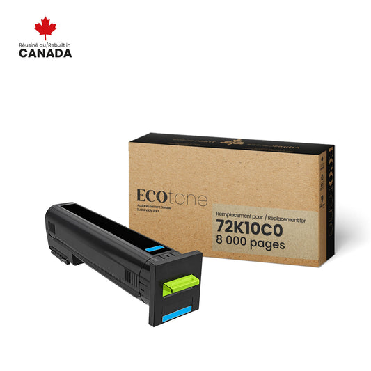 Lexmark 72K10C0 Remanufactured Toner Cartridge Cyan