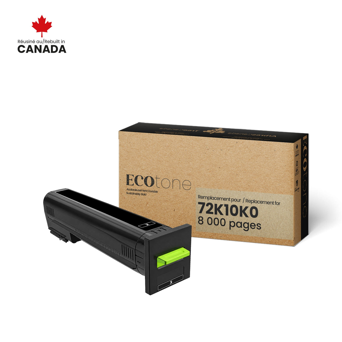 Lexmark 72K10K0 Remanufactured Toner Cartridge Black